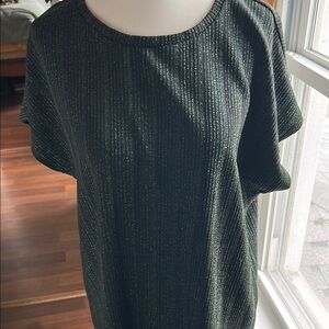 Black Shimmer Women's Top